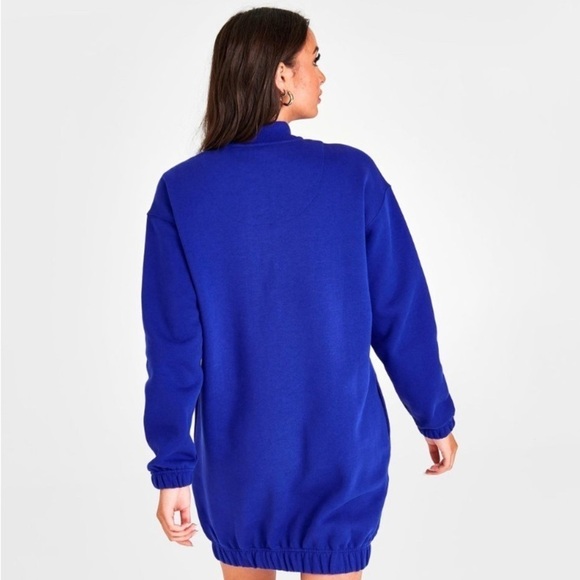 Women's Adidas Sportswear Half-Zip Sweater Dress - Size M - Picture 3 of 9